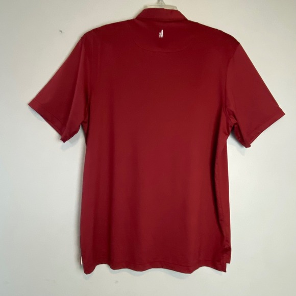 Johnnie O Mens Large Red Short Sleeve Polo Shirt Golf Casual - Picture 5 of 8